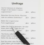 Religiöser Fragebogen, deutsch*